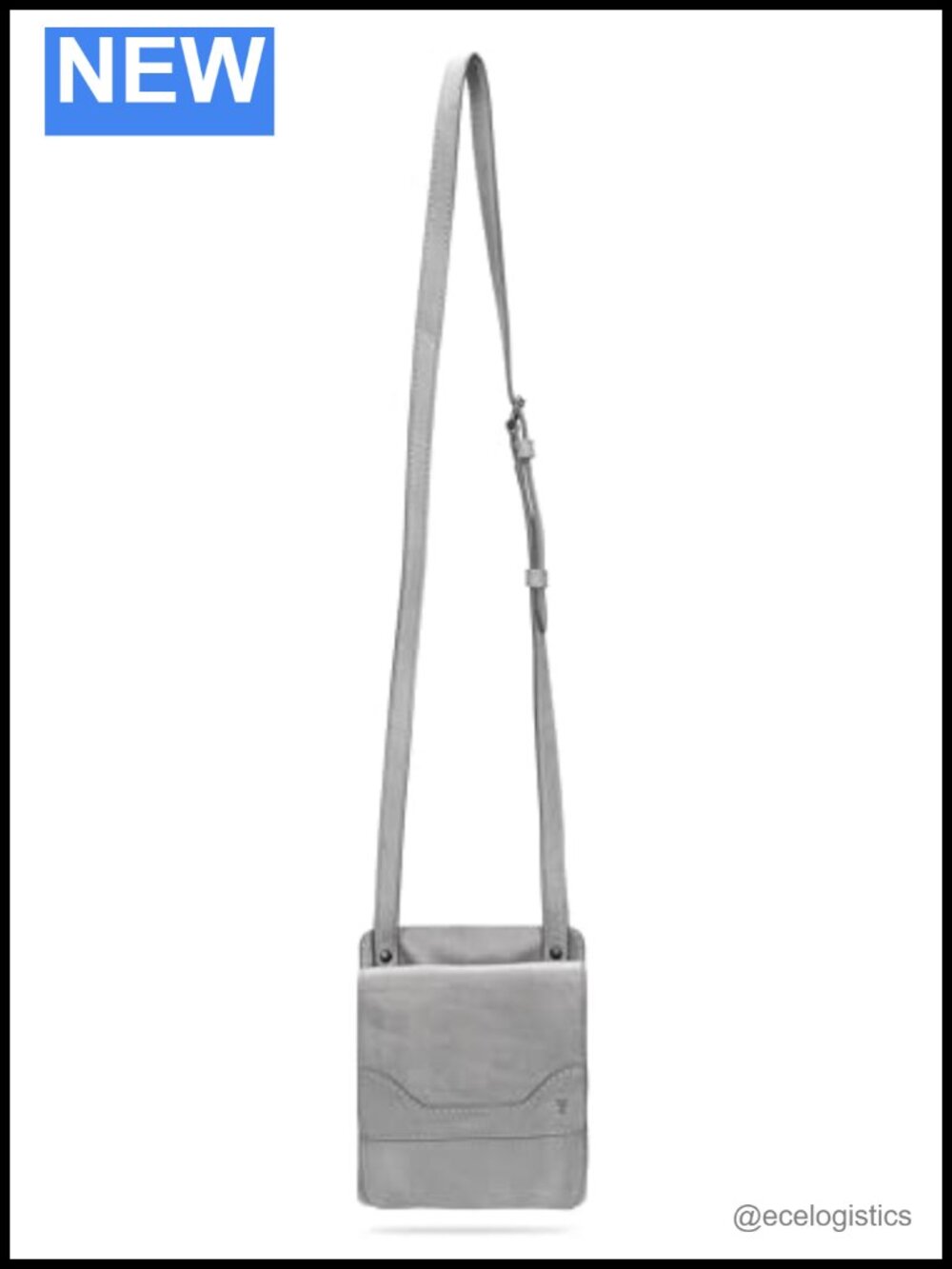 Genuine Leather Sling Crossbody Bag 1 Compartment